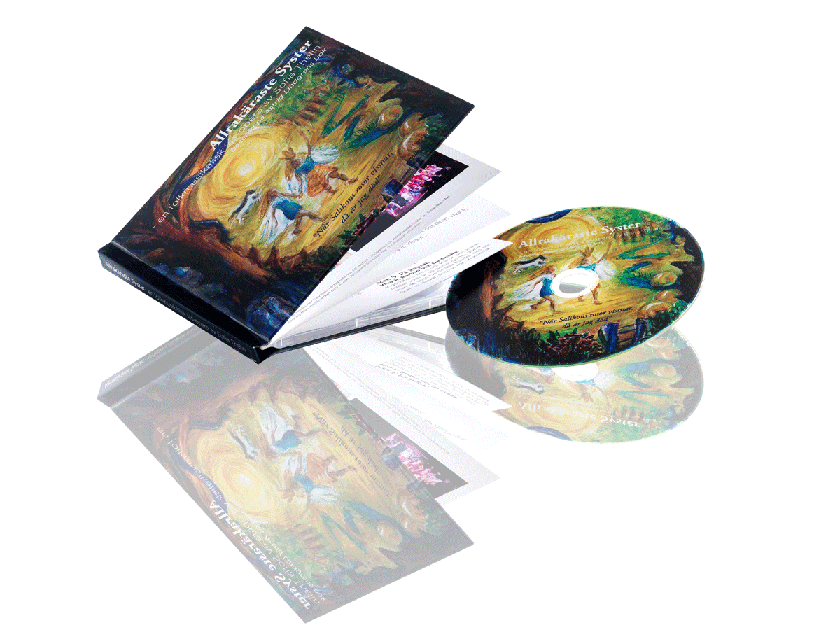 CD + inbunden bok